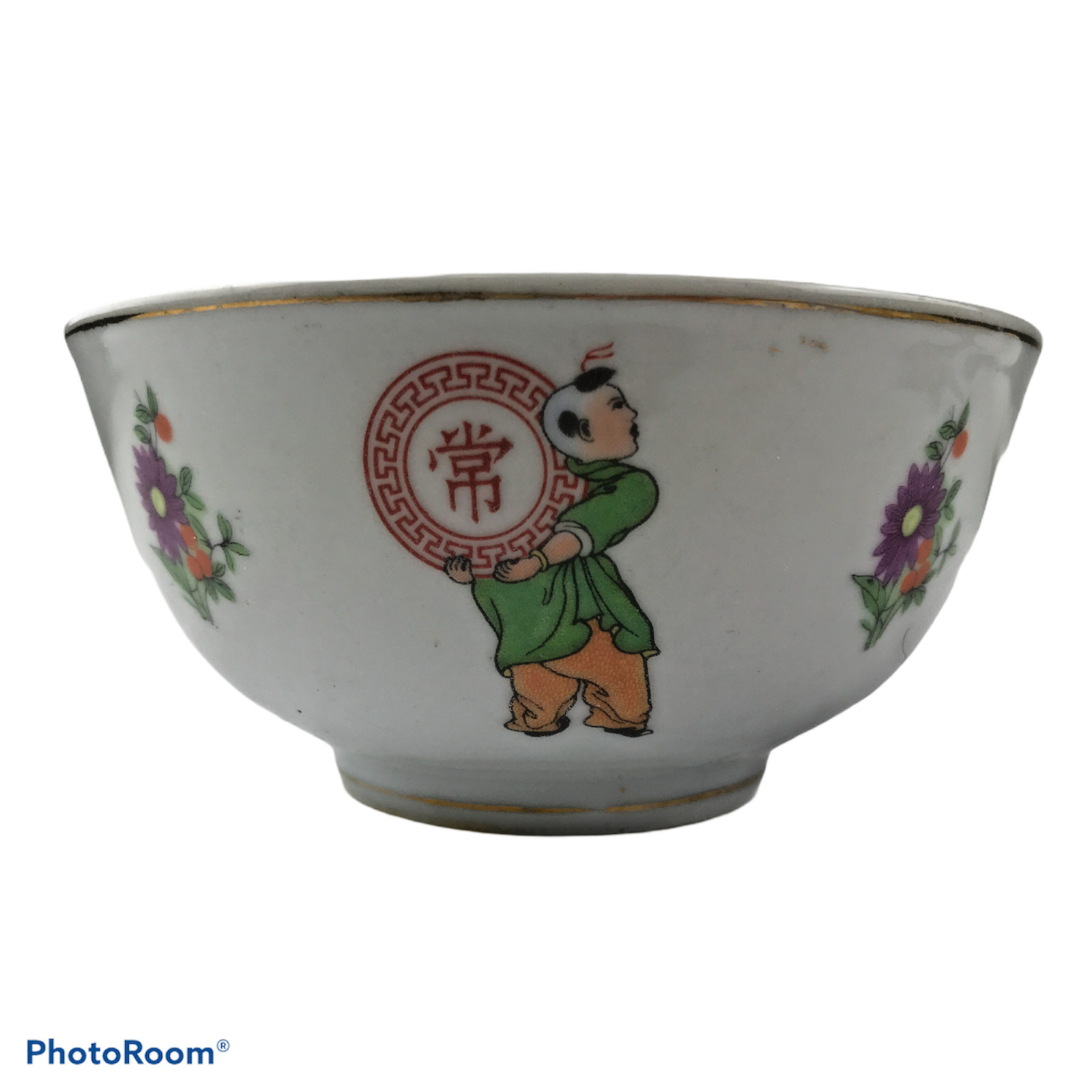 Vintage Single Serving Rice Bowl Made in China Vintage Single Serving Rice Bowl Made in China