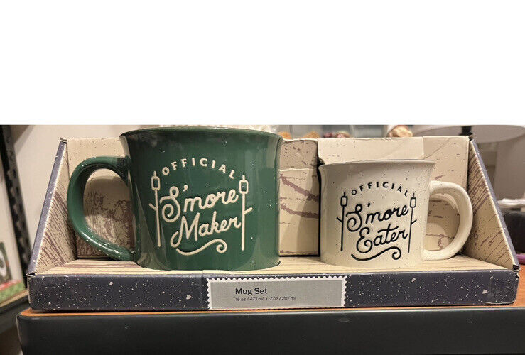 Boston Warehouse Camping Mug Gift Set S’more Maker & S’more Eater Lg & Sm Cups