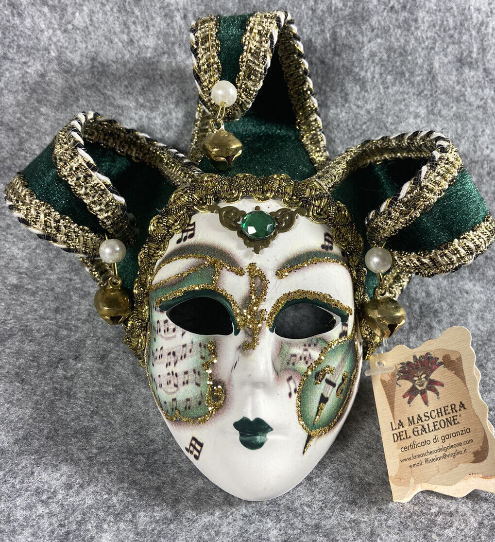 🎭 LA MASCHERA DEL GALEONE- Certificato Di Garanzia Authentic Collectible Mask