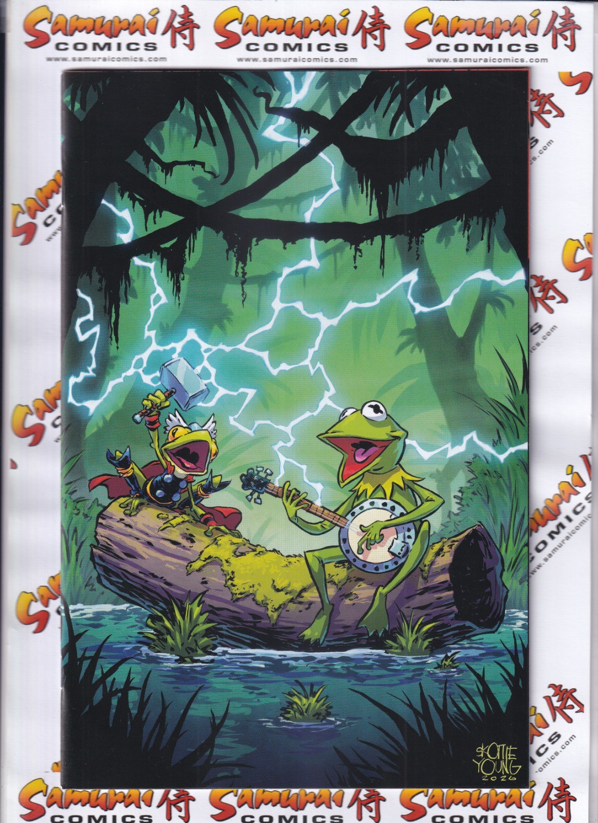 Muppets Take The Marvel Universe #1 1:100 Young Virgin Variant Actual Scans