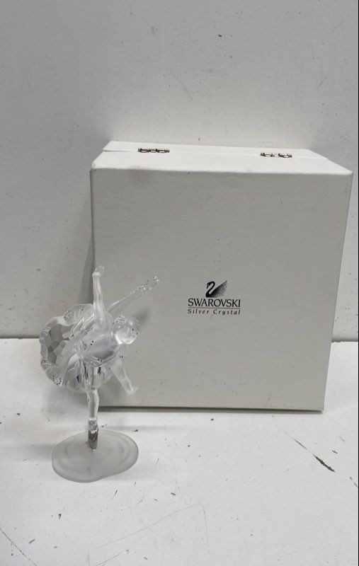 Swarovski Silver Crystal Ballerina Anna SCS 2004 Figurine with Box Vintage