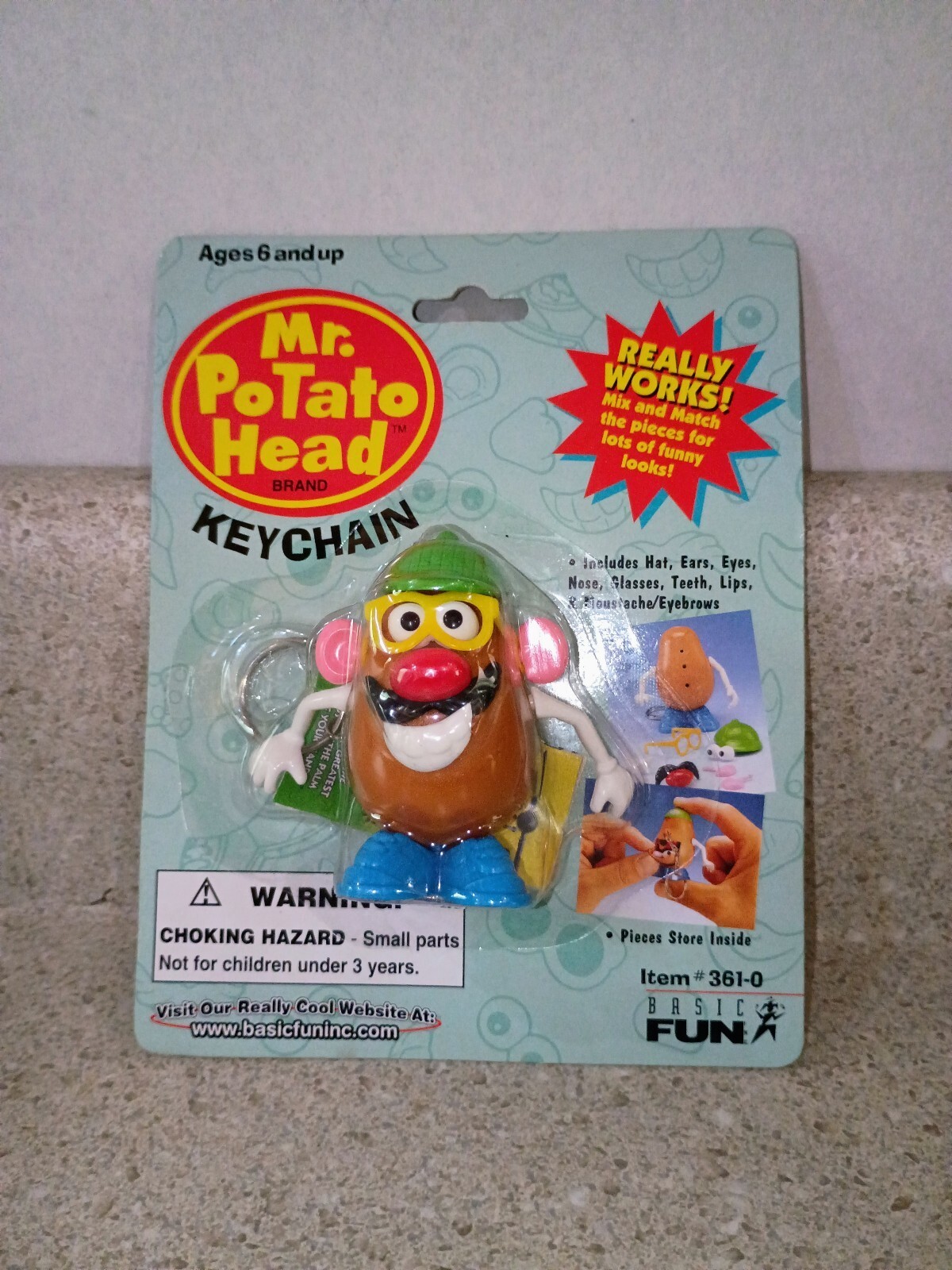 Mr. Potato Head Mix and Match Keychain Toy New In Pack
