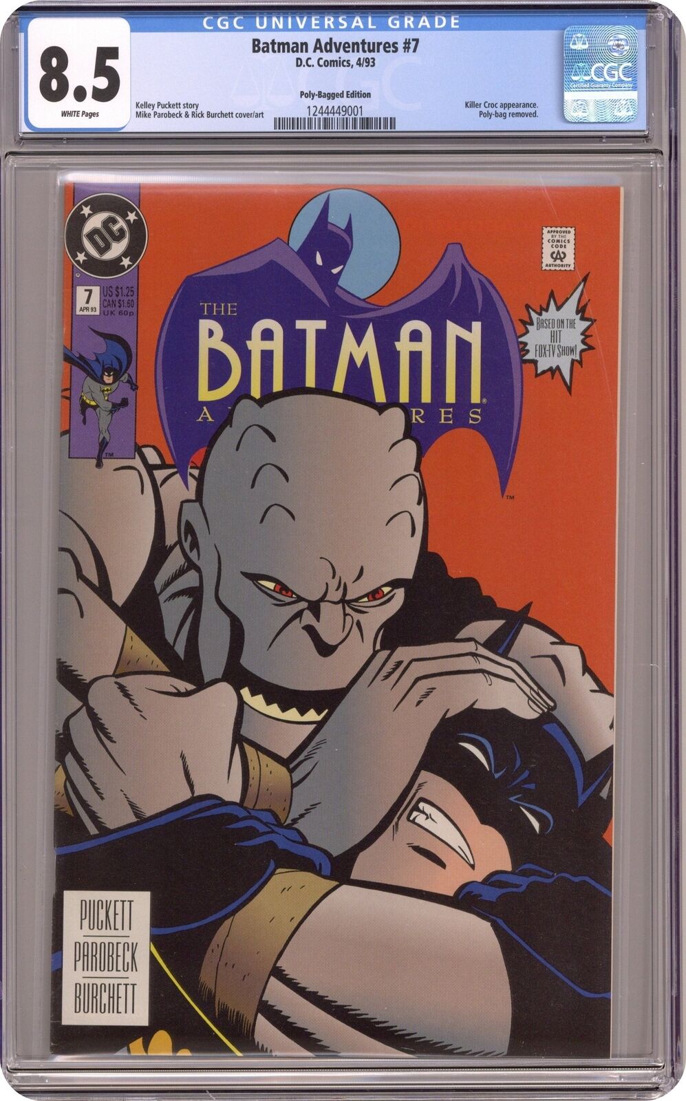 Batman Adventures #7U.D CGC 8.5 1993 1244449001