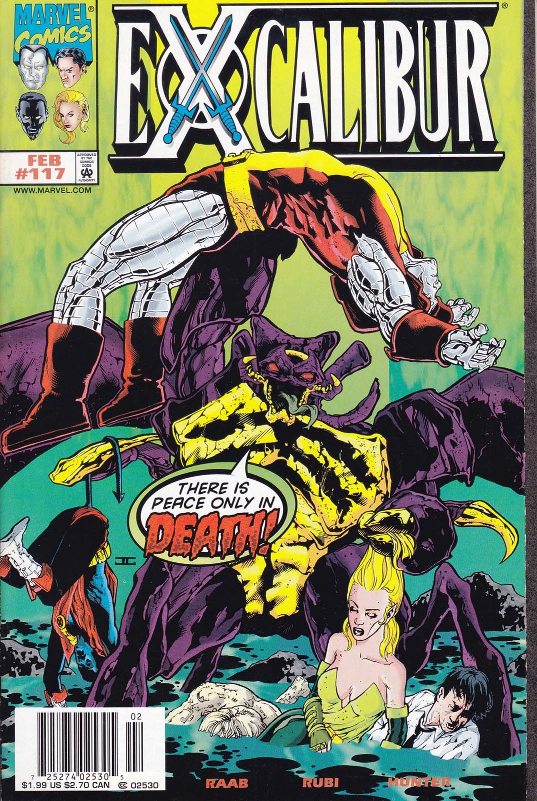 Excalibur #117 (Newsstand) FN; Marvel | John Cassaday - w/Bag+Board