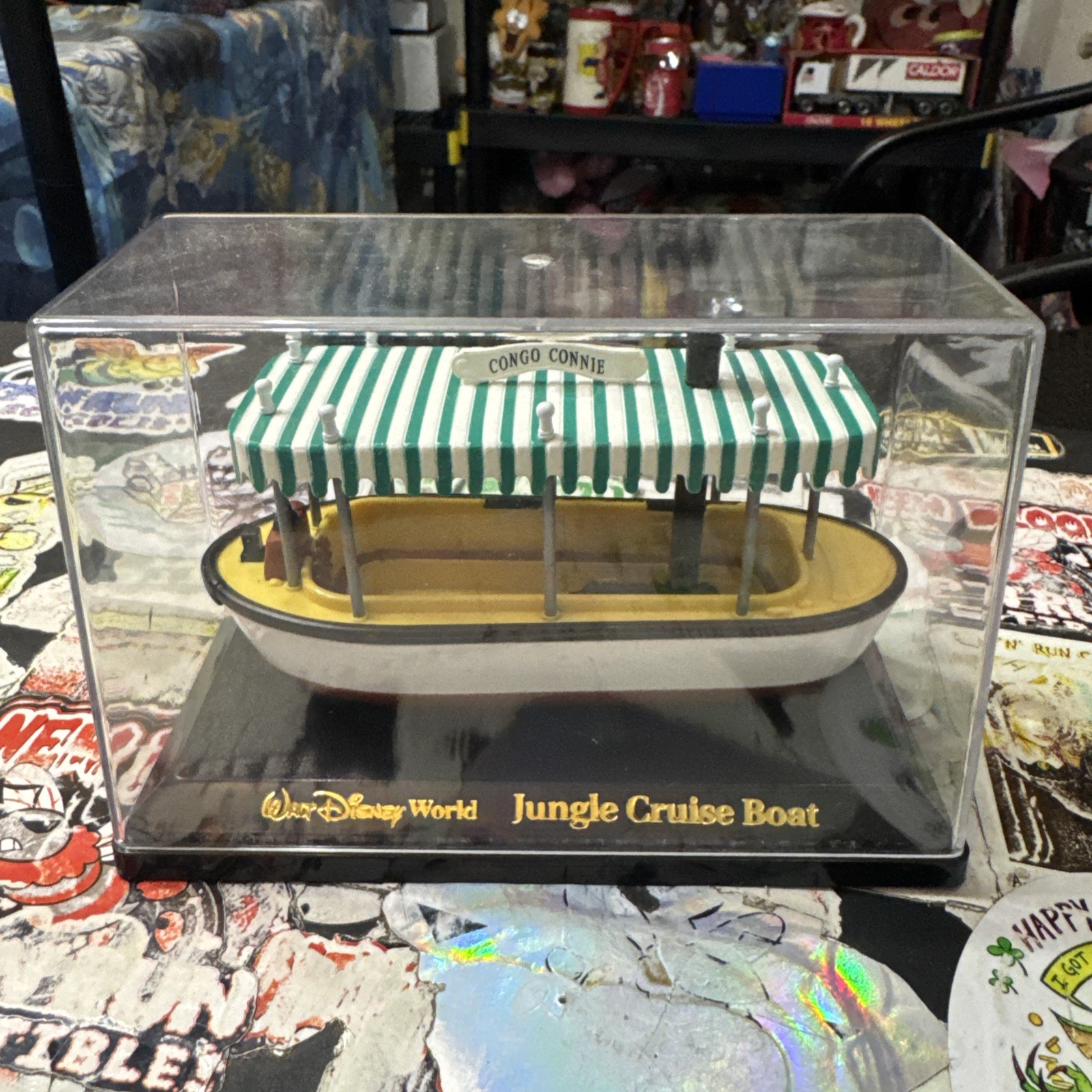 Walt Disney World Attraction Collection Jungle Cruise Boat Congo Connie - RARE