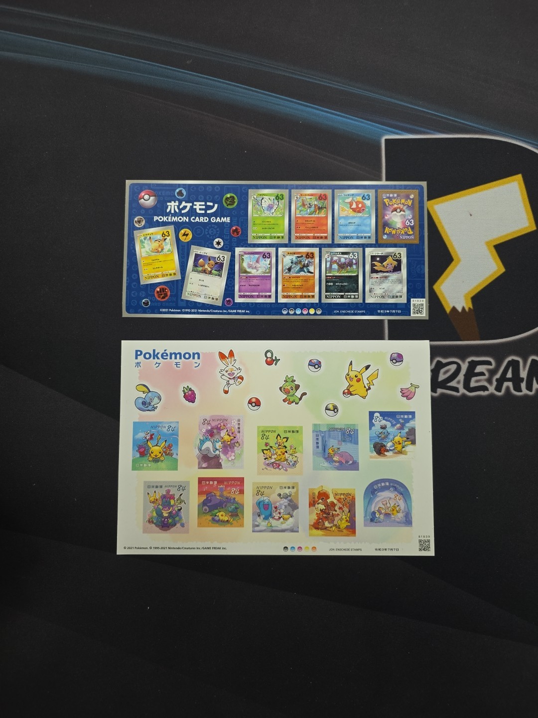 Japan post 2021 - Pokemon stamp  - pokemon greeting stamp Japan limited edition