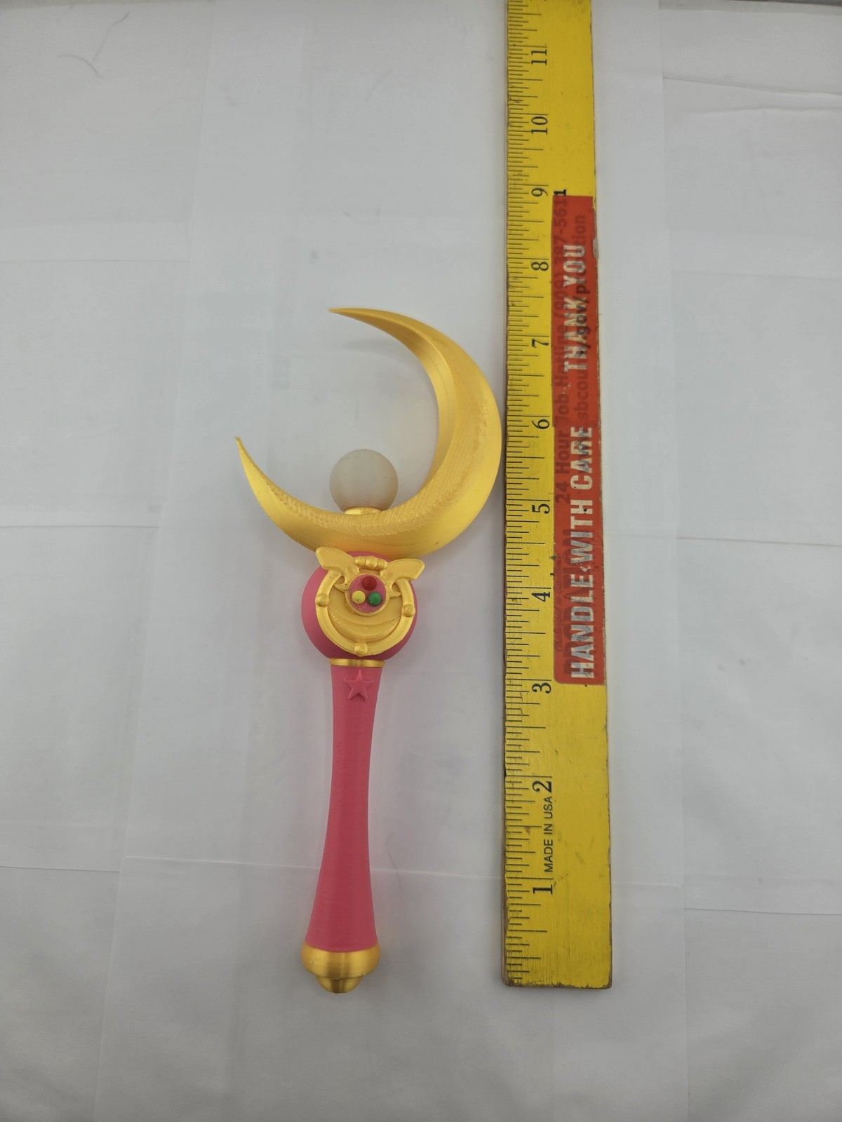 Mini Moon Stick Wand Prop Cosplay Replica 3D Print Anime Inspired Gift FreeShip