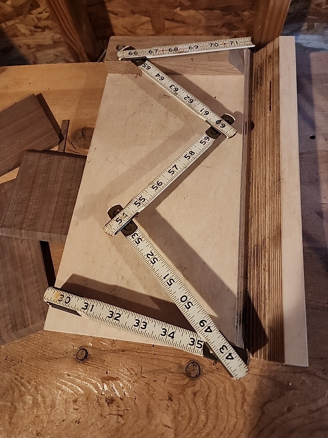 Vintage Lukin Folding Measure Ruler Made In USA Vintage Lukin Folding Measure Ruler Made In USA