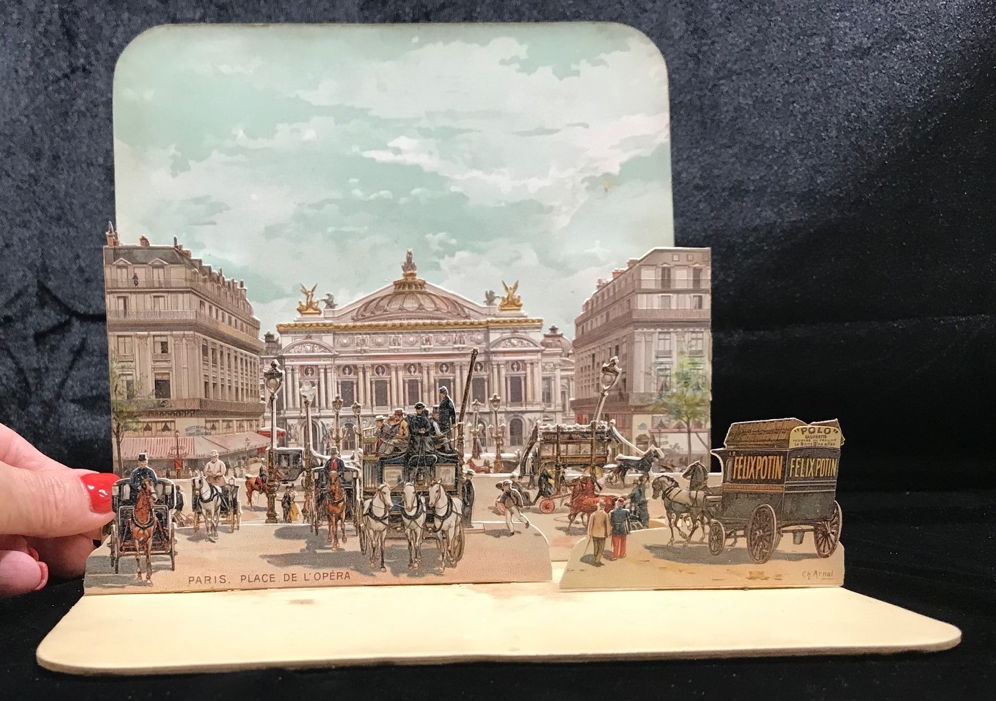 Antique 1890 Paris Pop Up Diorama Set 6 Vues Charles Arnal Mazerand AS IS Antique 1890 Paris Pop Up Diorama Set 6 Vues Charles Arnal Mazerand AS IS