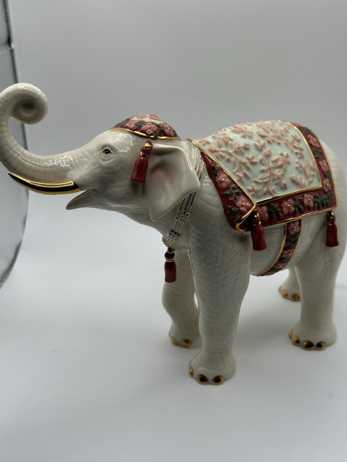 Lenox Elephant Figurine Prince of the Palace Retired Vintage 7 In Tall
