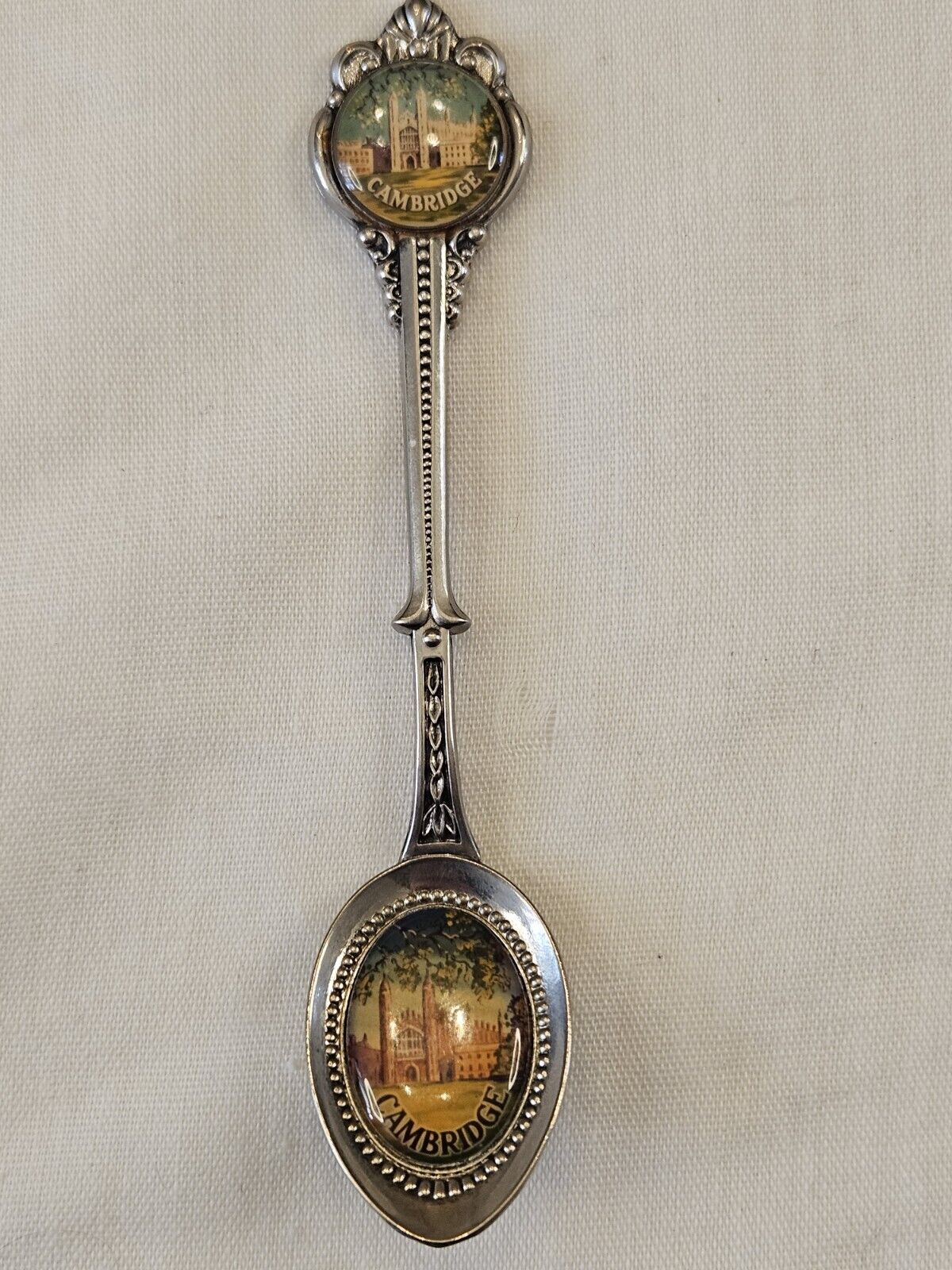 VTG University of Cambridge Souvenir Silverplated Spoon Vista Perfection