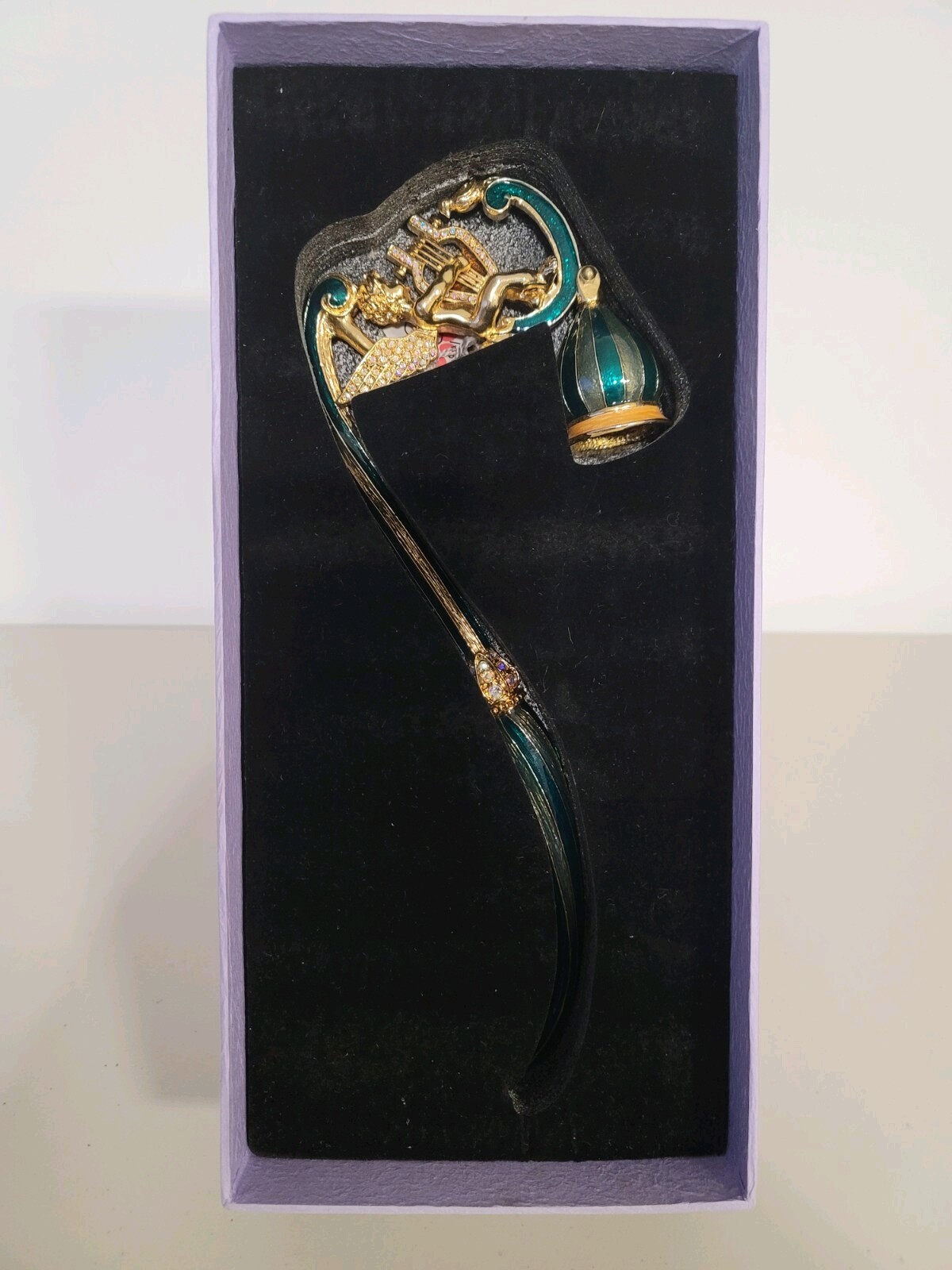 Wesley Kropp - Two\'s Company - Austrian Crystal Candle Snuffer - Elegant Angel