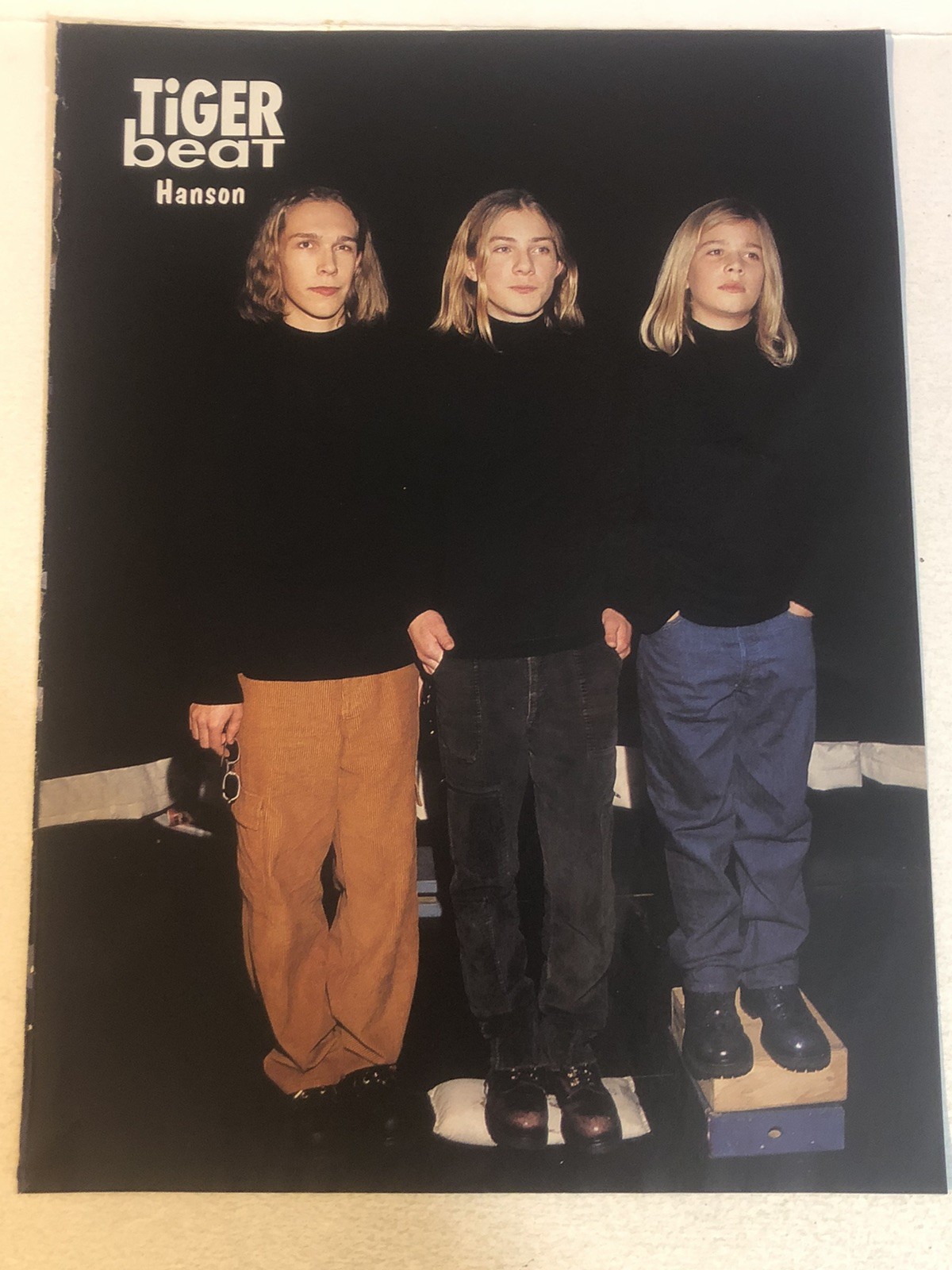 Hanson Boy Band Teen Magazine Print Picture Vintage Ephemera