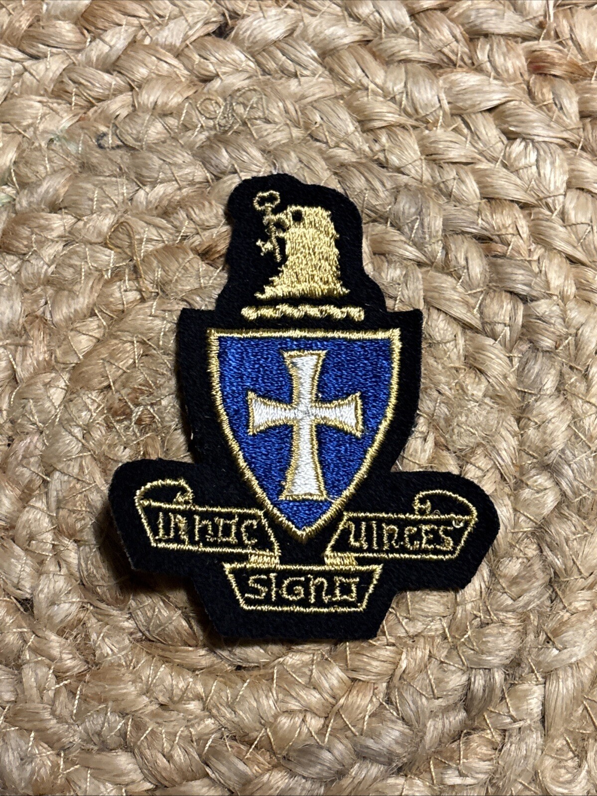 Vtg Sigma Chi COLLEGE FRATERNITY BLAZER CREST SEW ON PATCH Vtg 70s 80s Rare