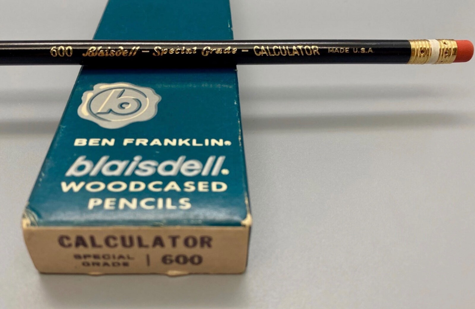 BEN FRANKLIN • 600 BLAISDELL SPECIAL GRADE CALCULATOR • SINGLE PENCIL