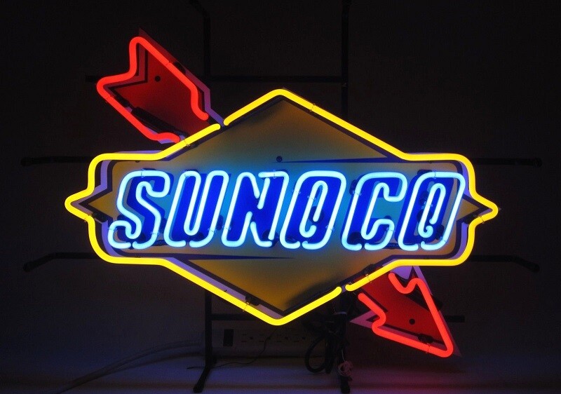 Sunoco Fuel Gas Gasoline Motor Gas Station 24\