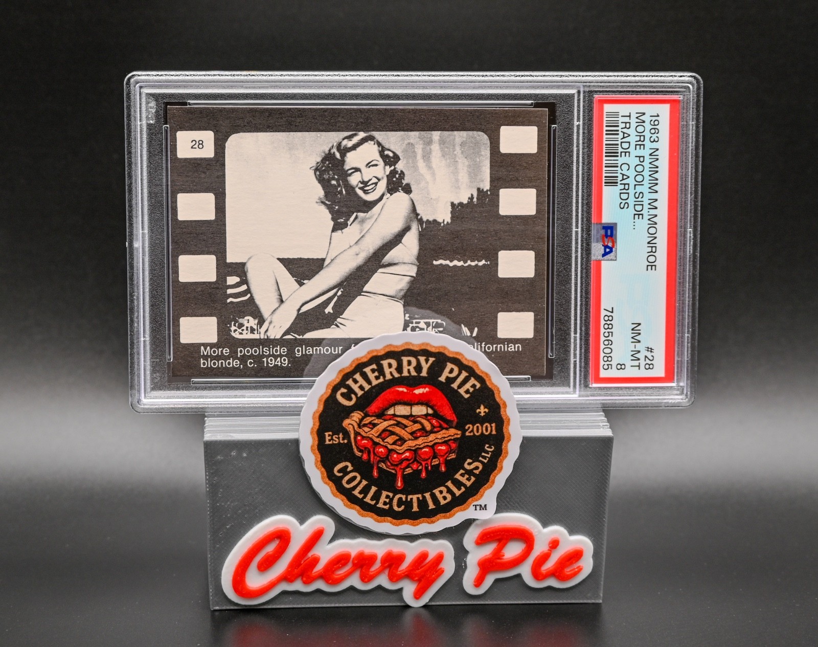 1963 NMMM Marilyn Monroe #28 “More Poolside…” PSA 8 NM-MT