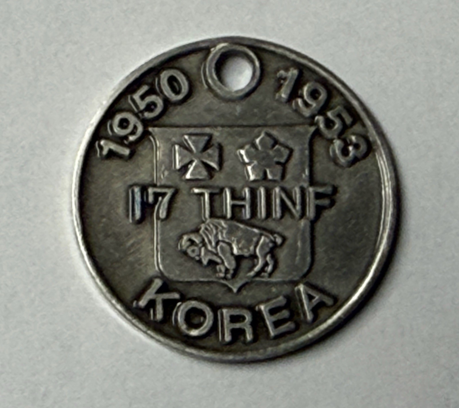 Army 17th Infantry 1950 1953 Korea Challenge Coin Buffalo Bill Quinn Replica Army 17th Infantry 1950 1953 Korea Challenge Coin Buffalo Bill Quinn Replica