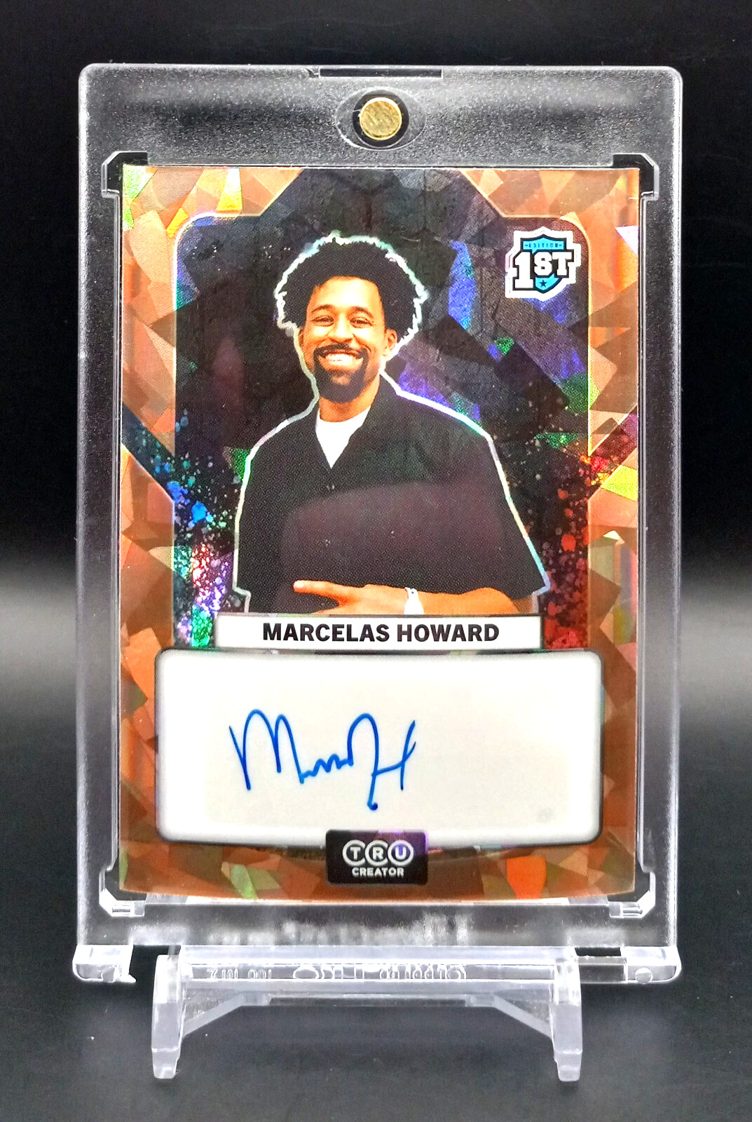 2021 TRU Creators Collection Bronze Crystals #AU-CEL Marcelas Howard Auto /50