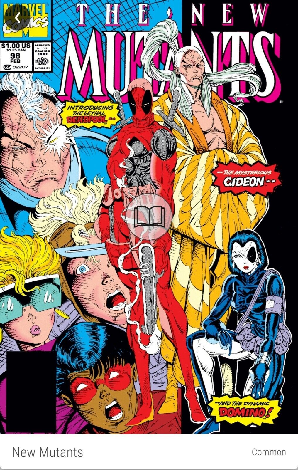 Veve NFT -  The New Mutants #98 - 1st Deadpool Appearance - Mint #22402