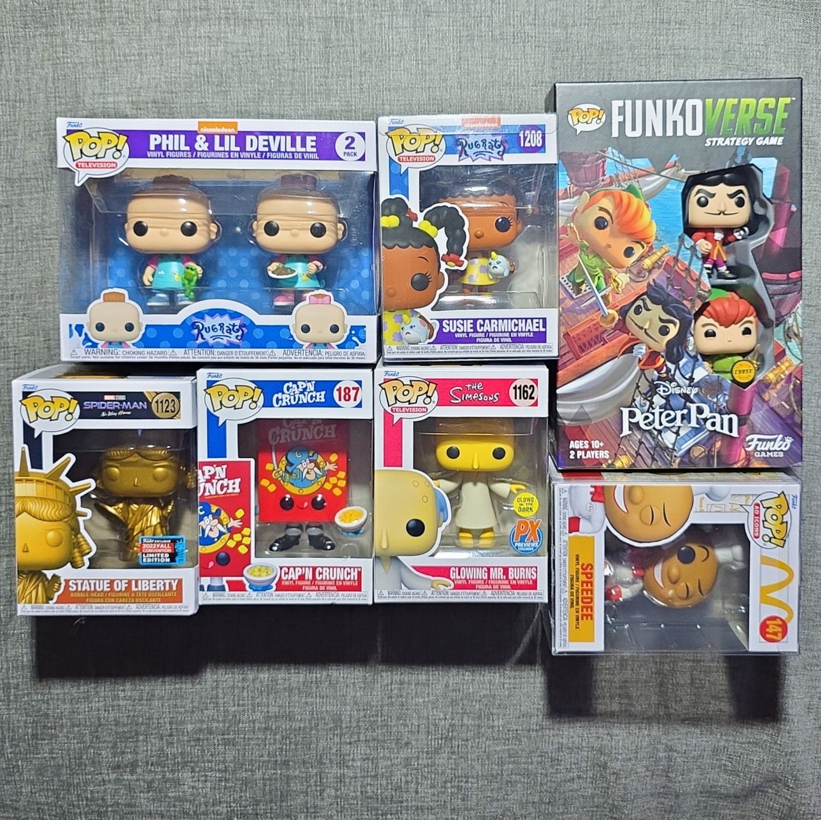 Lot Of 7 Funko Pop + Funkoverse Mixed Random Vinyl Figure Lot Toys NEW