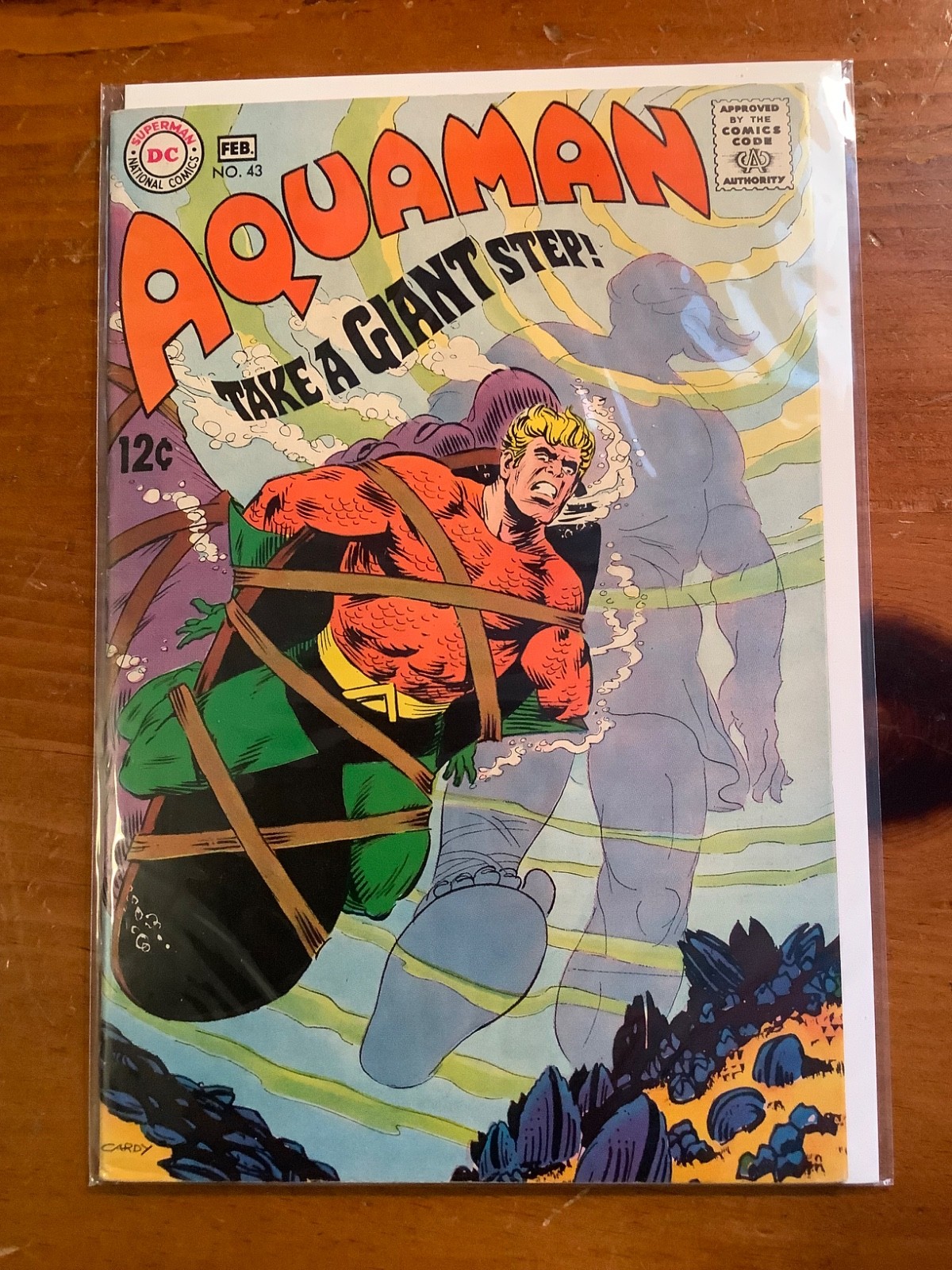 Aquaman #43 (1969 DC) Jim Aparo Art Nick Cardy Cover Silver Age Vintage