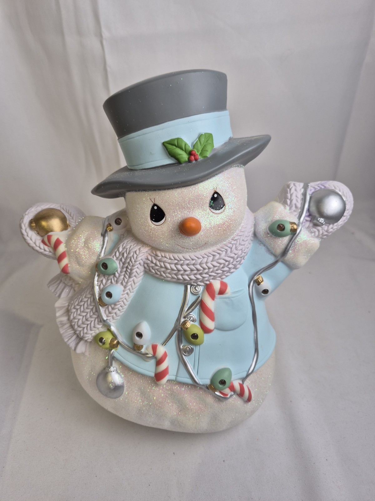 2010 Precious Moments Snowman Plaque Figurine 9\