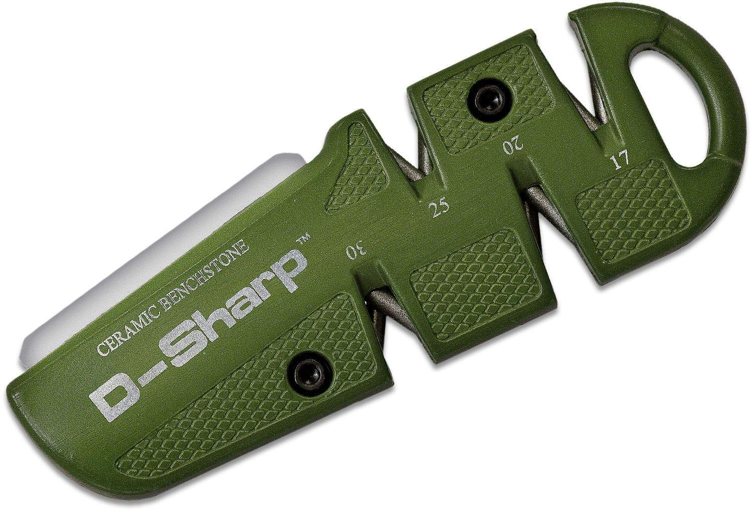 Lansky D-SHARP Diamond Pull Through Quad Angle Knife Sharpener Green DSHARP