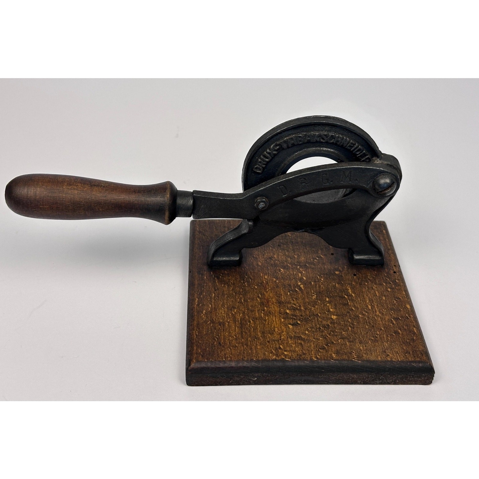Antique German DRUX Tabakschneider Tobacco Cutter D.R.G.M. 1930s