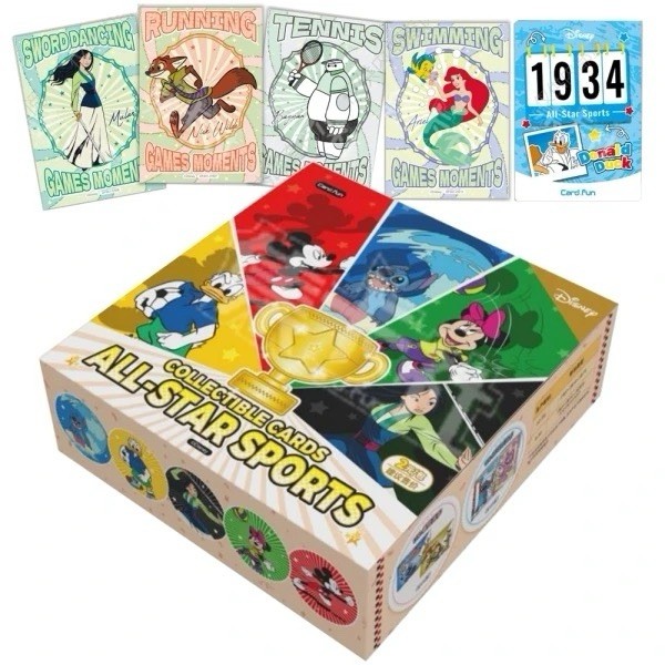 Disney All-Star Trading Card 20 Pack Sealed Booster Box Cardfun new