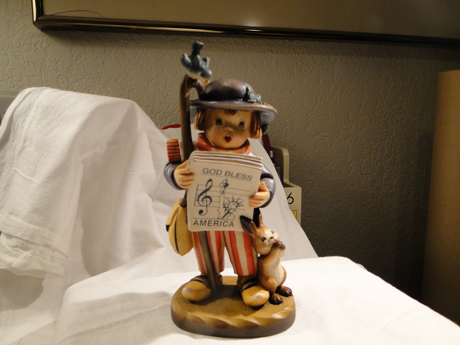 ANRI Figurine God Bless America, Ltd. Ed. 24 of 72, Orig. Box & Pack, 6.25\