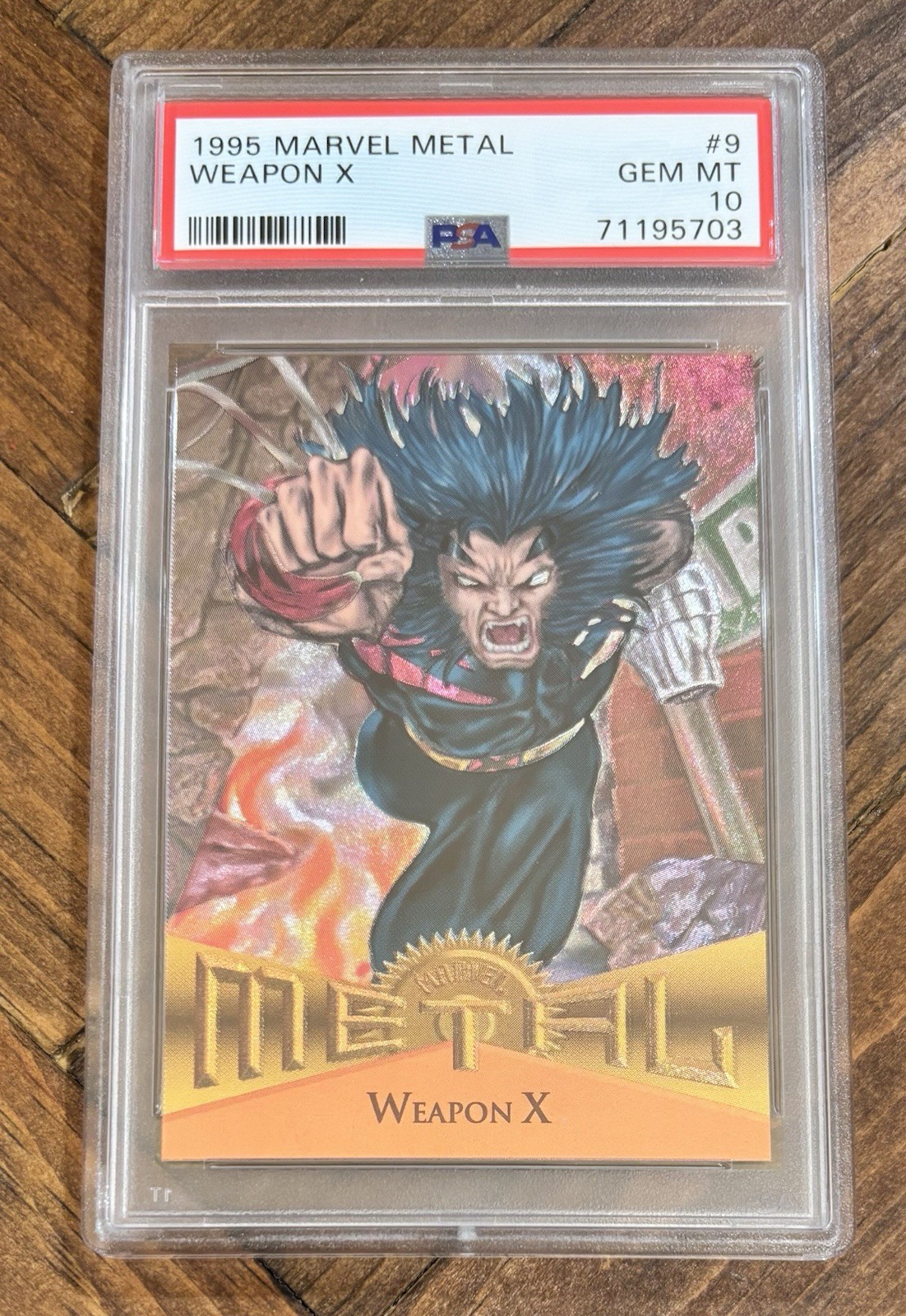 1995 Marvel Metal Weapon X PSA 10