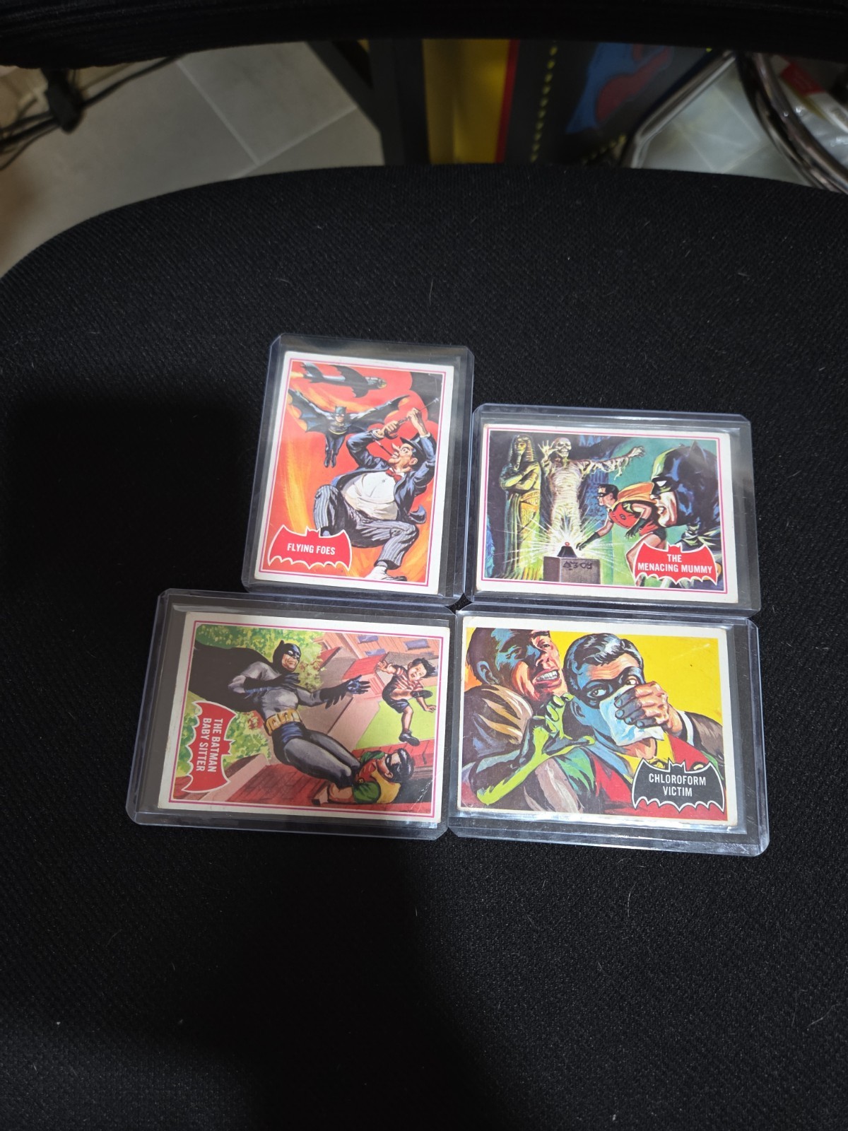 1966 Batman Trading Card Lot Of 4 1966 Batman Trading Card Lot Of 4