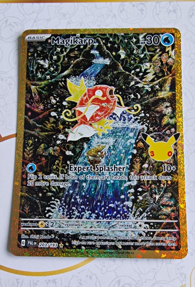Magikarp 203/193 Secret Rare Full Art Holo - Paldea Evolved Pokémon TCG