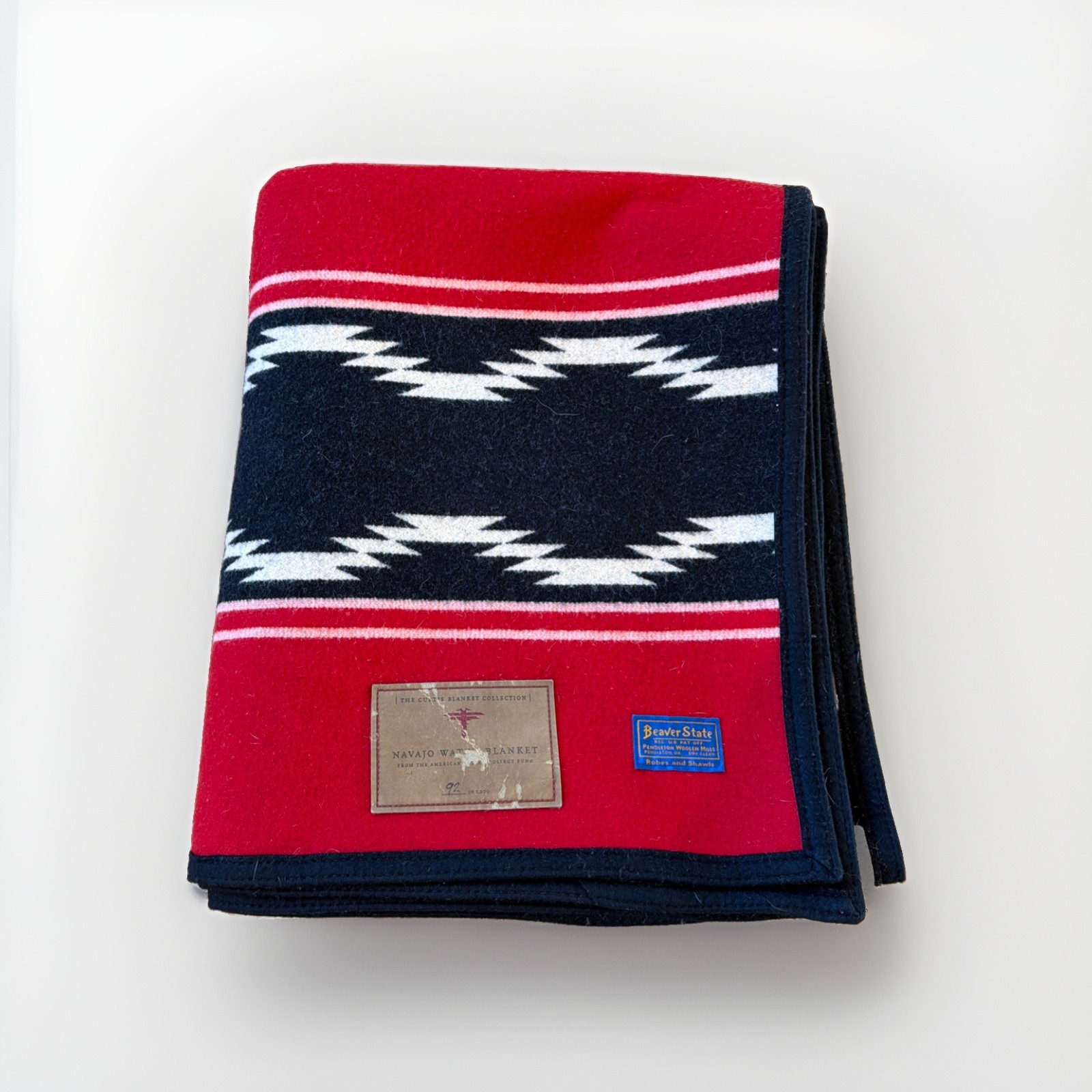 Pendleton Navajo Water Blanket Beaver State Wool 77\