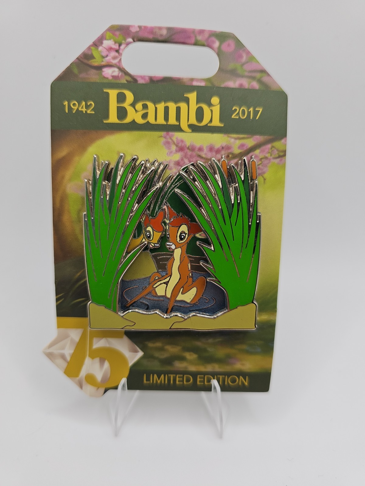 Disney Bambi and Faline 75th Anniversary Limited Edition LE 3000 3D Pin 2017 Disney Bambi and Faline 75th Anniversary Limited Edition LE 3000 3D Pin 2017