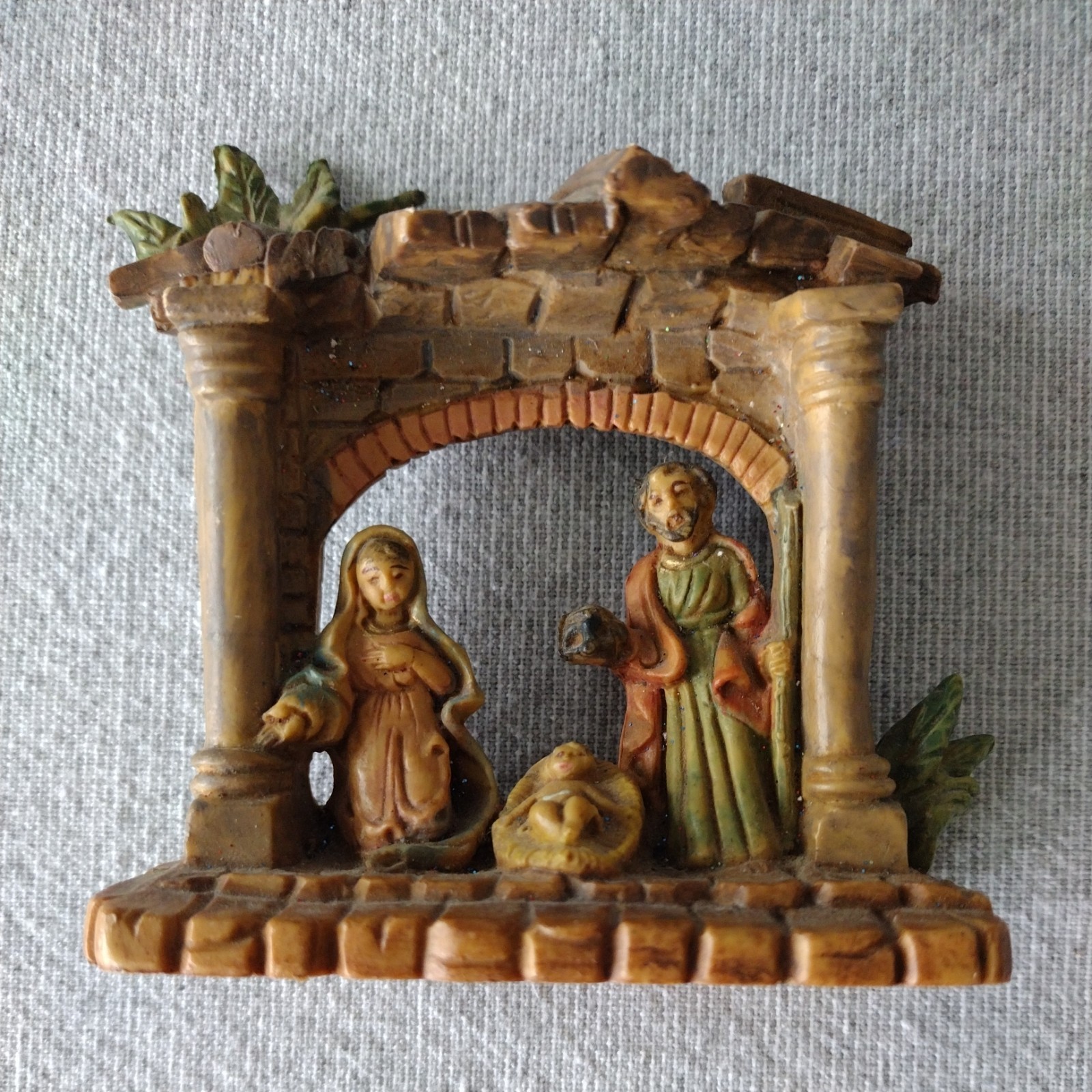 Nativity Set Christmas Manger Scene Made In Italy 84 Mini One-Piece 4\