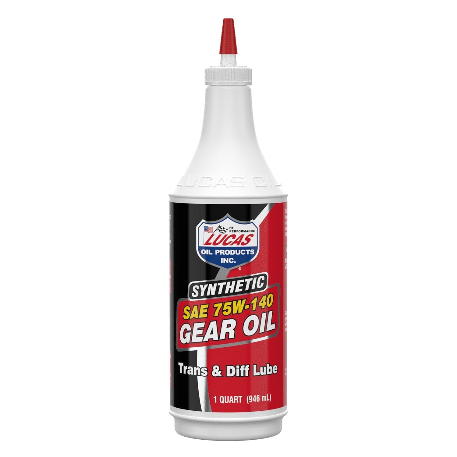 Lucas Oil 75W-140 Synthetic Gear Oil 1 Qt Transmission Differential Lub