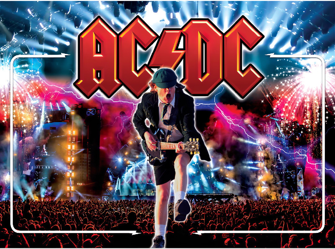Stern AC DC ACDC Pinball Machine Custom Concert Series Translite Stern AC DC ACDC Pinball Machine Custom Concert Series Translite