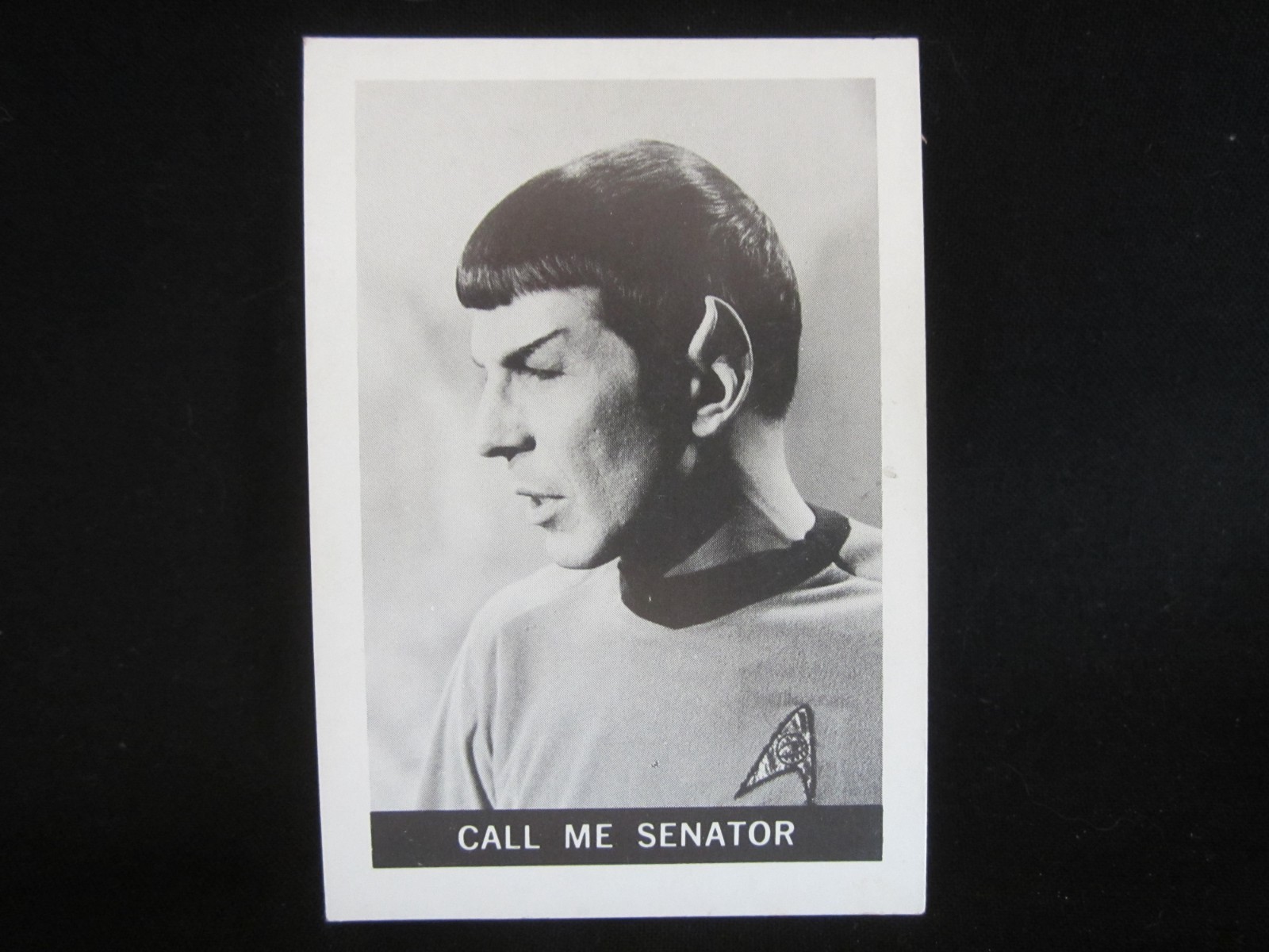 1967 Leaf Star Trek Trading Card #48 Call Me Senator