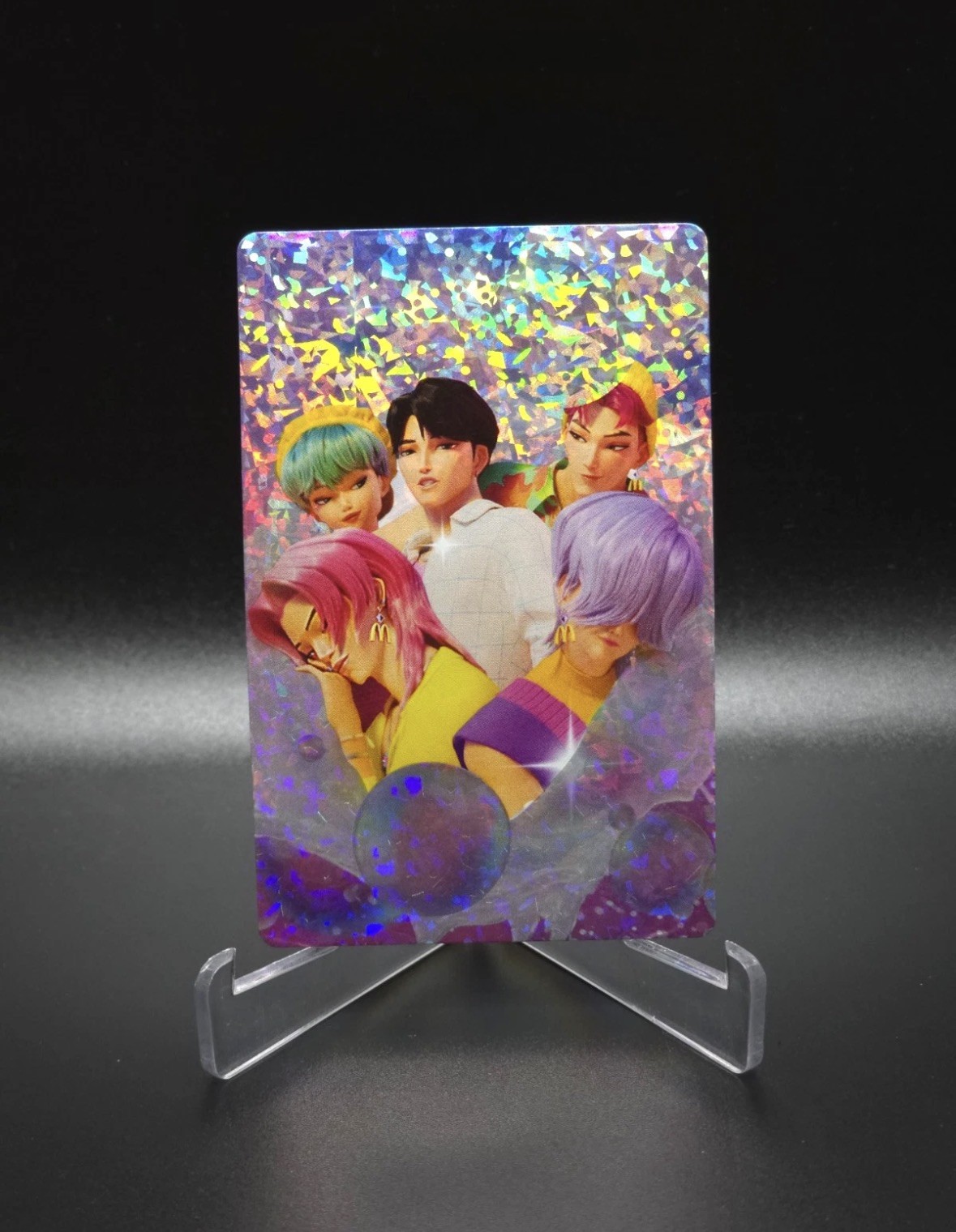 Saja Boys KPop Demon Hunters McDonald’s Holofoil- group band of 5 Saja Boys KPop Demon Hunters McDonald’s Holofoil- group band of 5