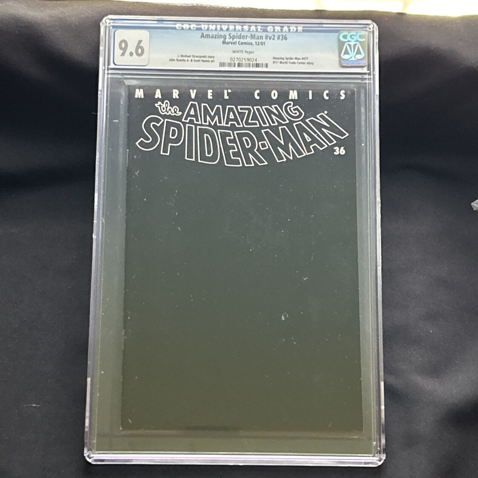 Amazing Spider-Man #36 2001 CGC 9.6 White Pages