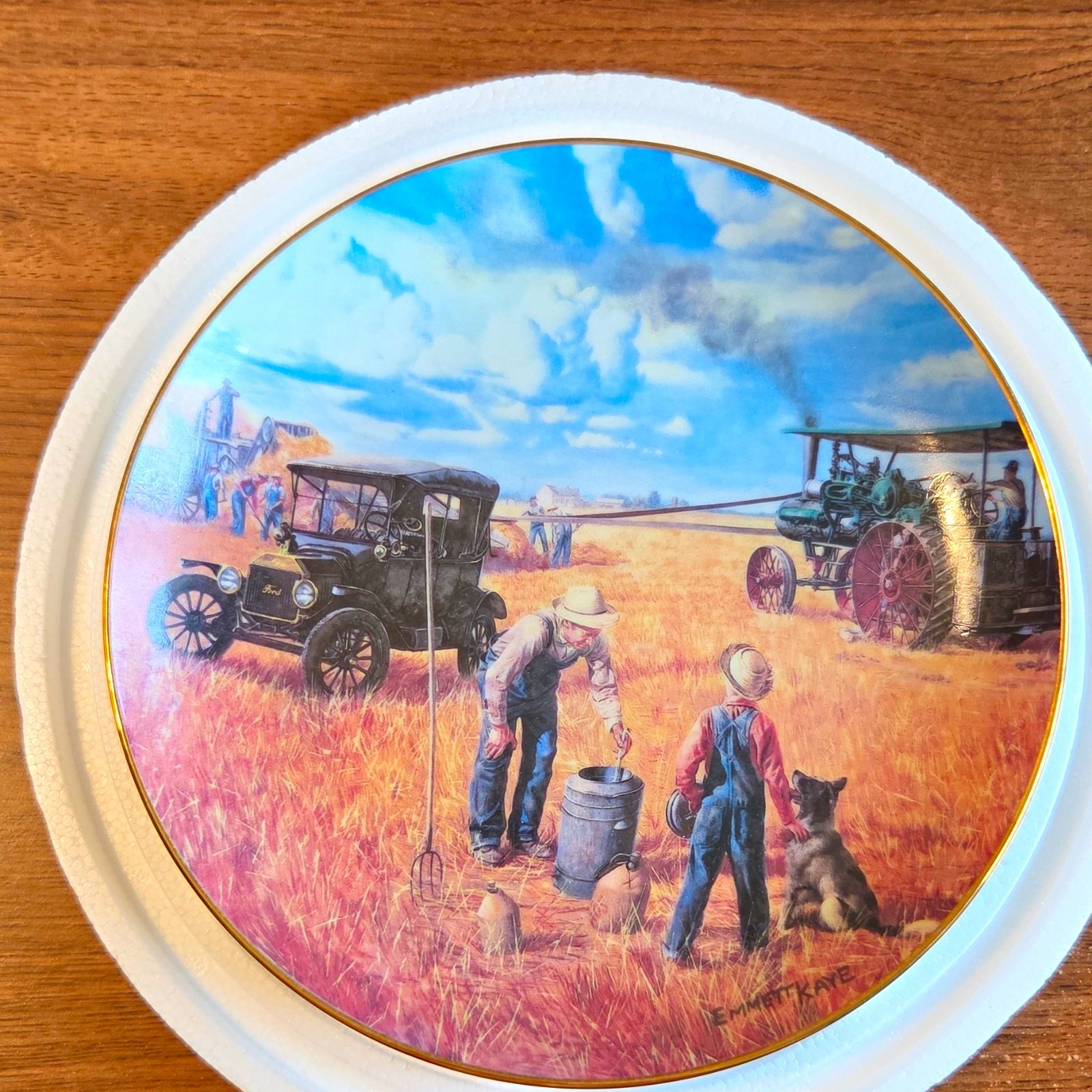 The Danbury Mint Farming the Heartland Collector Plate Ltd Ed H8621