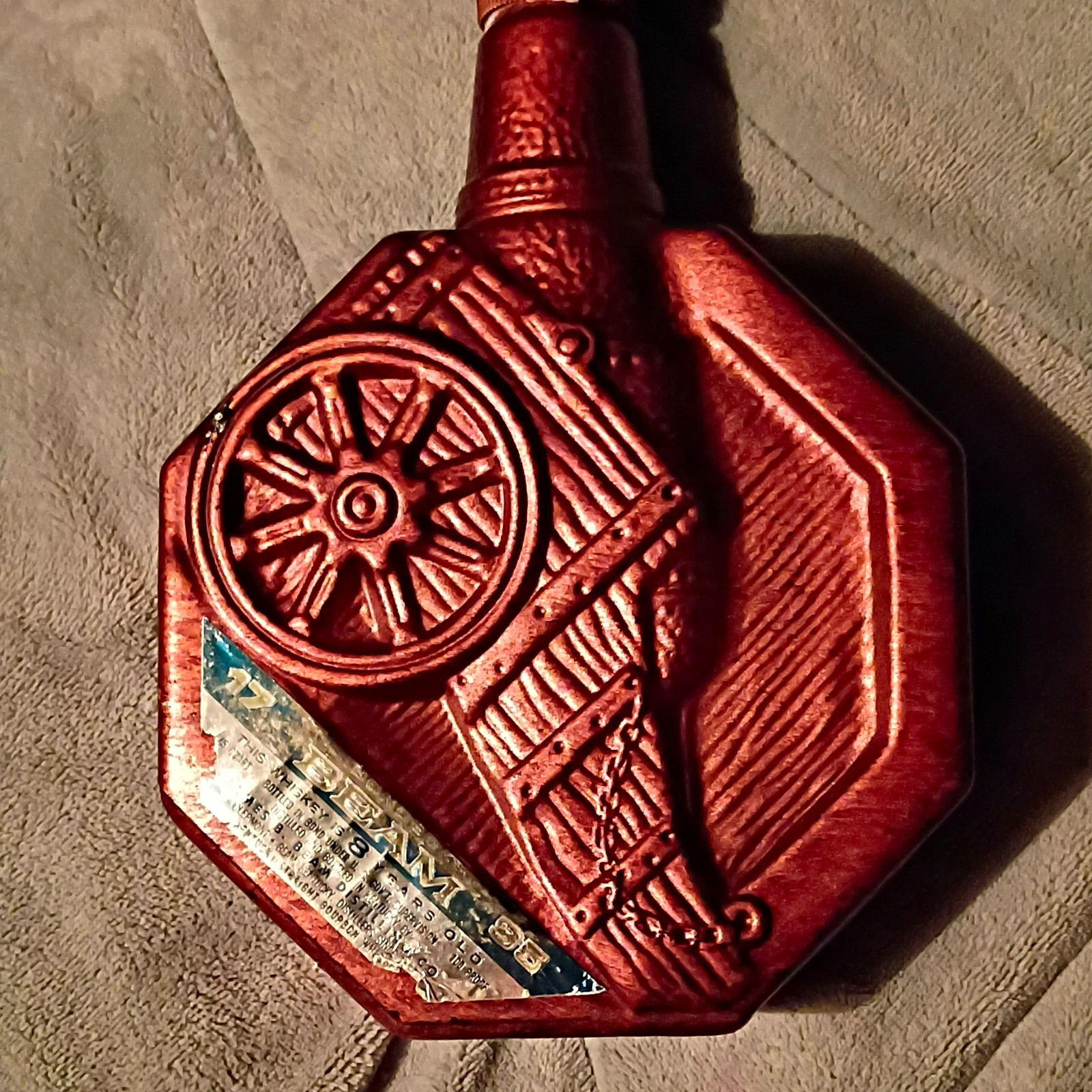 empty JIM BEAM 1995 Regal Bonded Jim Beam Copper \