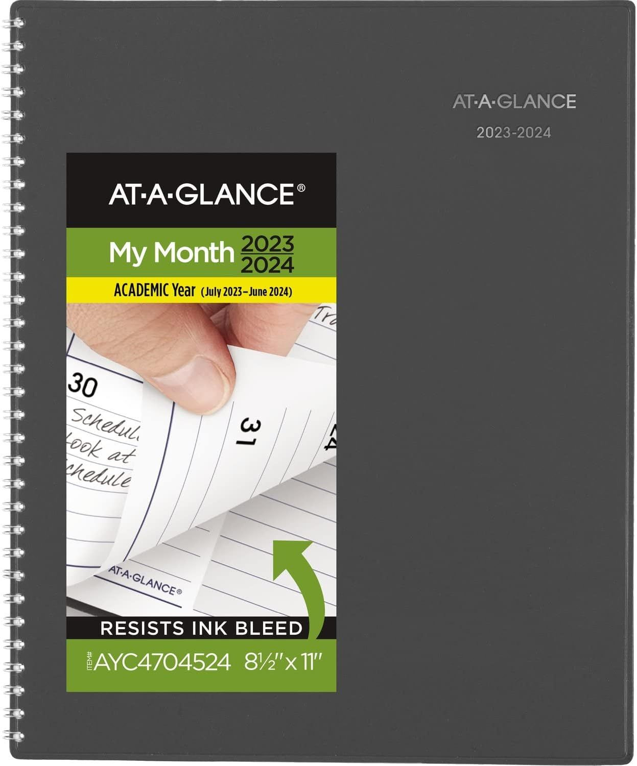 AT-A-GLANCE 2023-2024 Academic Planner, Monthly, 8-1/2\