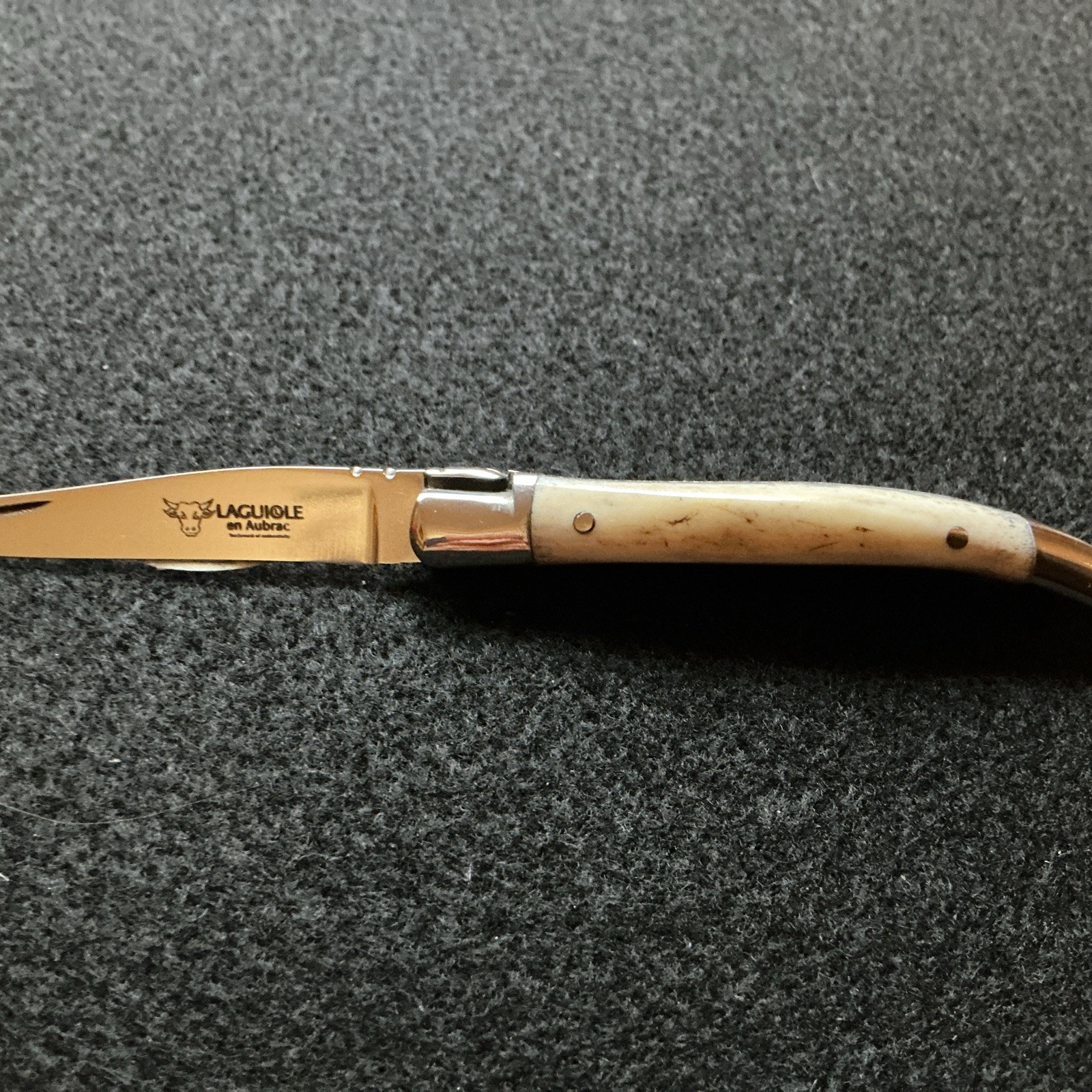 Laguiole Folding Pocketknife Horn Handle Handmade France New $$REDUCED
