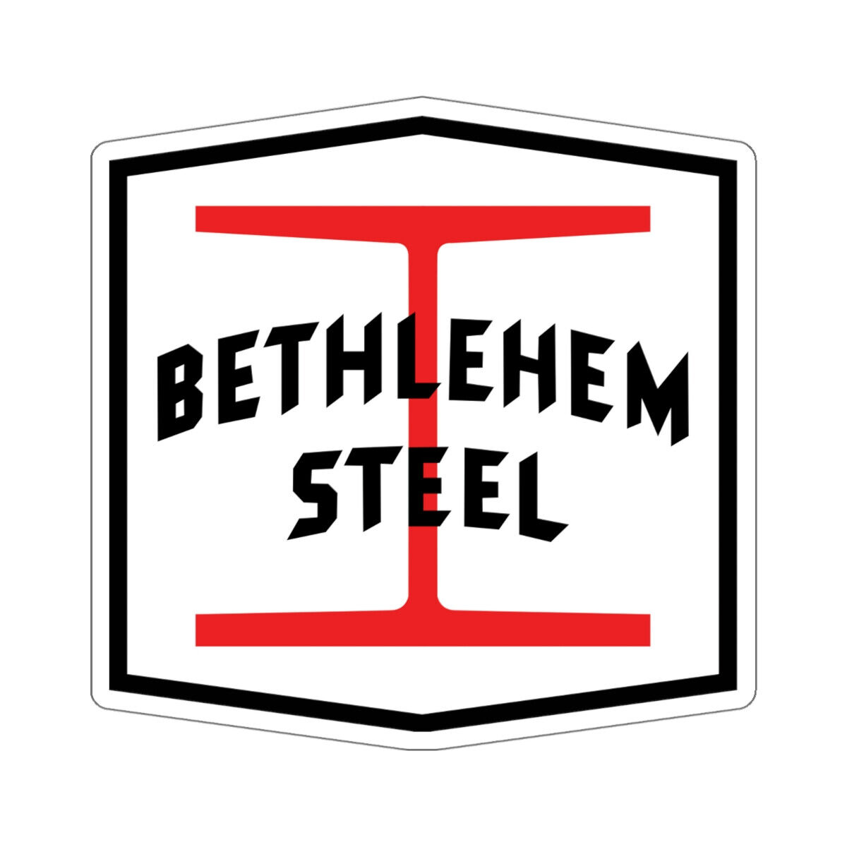 Bethlehem Steel Logo STICKER Vinyl Die-Cut Decal