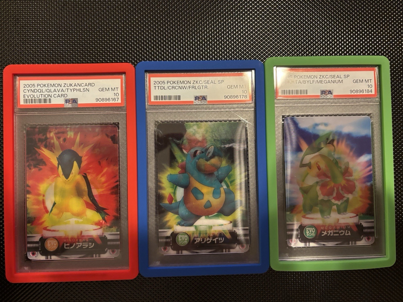 2005 Carddass Pokemon Advanced Generation Zukan Cards Psa 10