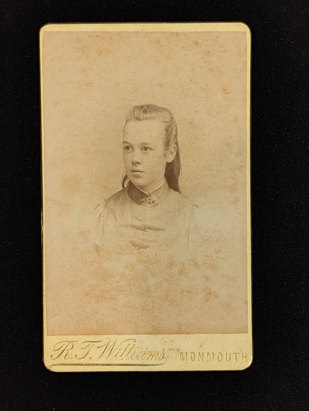 1893 Francis Addams-Williams CDV Llangibby Castle R Tudor Williams Monmouth