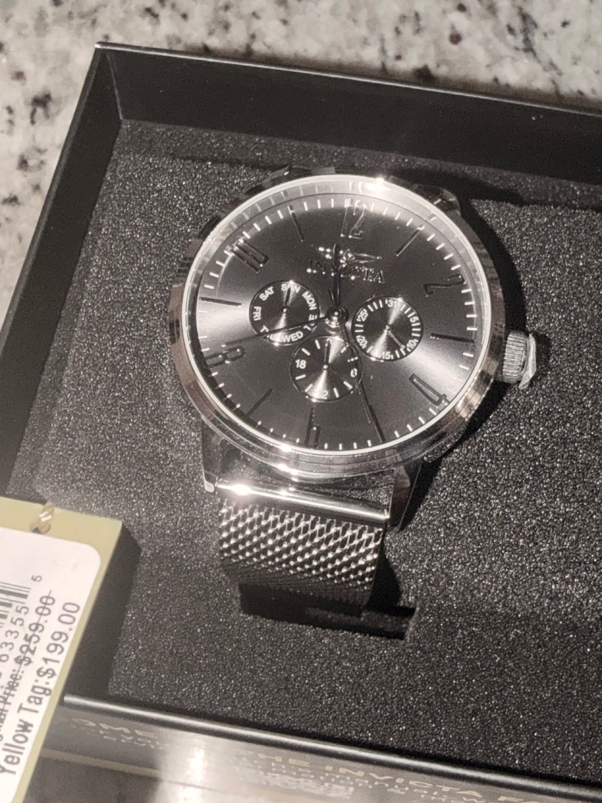 High Quality INVICTA mesh band watch 44mm SPECIALTY QUARTZ $200